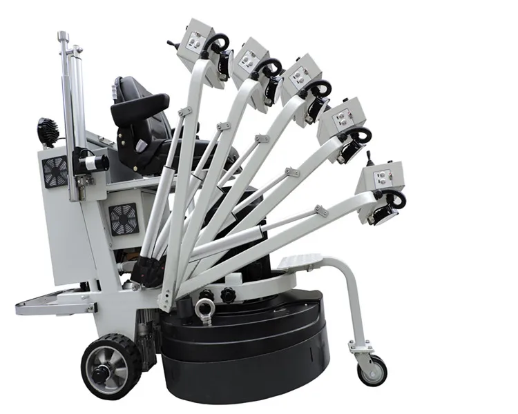 Concrete Floor Grinder with Planetary Disc ASL-RT-3* Remote & Ride -on Floor Grinding Machine