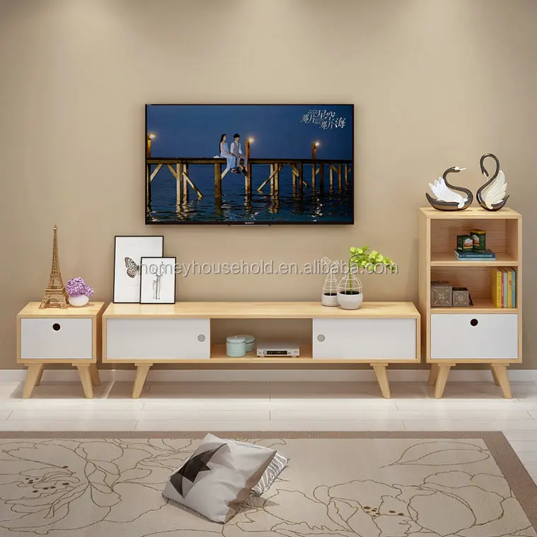 
Scandinavian furniture modern design wall units designs wooden TV stands 
