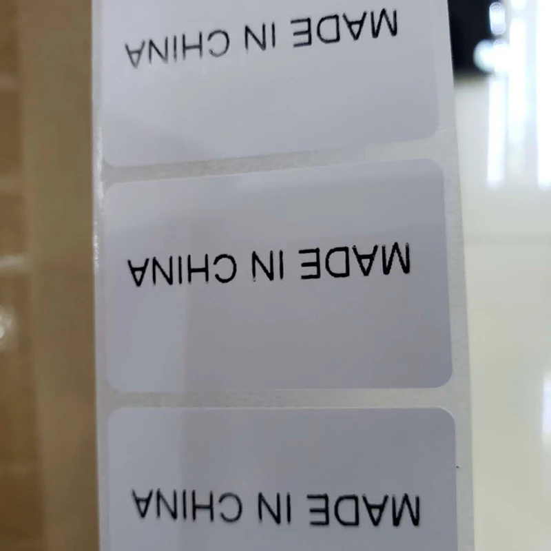100*300 Black Ribbon Barcode Label Printer  Thermal Transfer Consumables