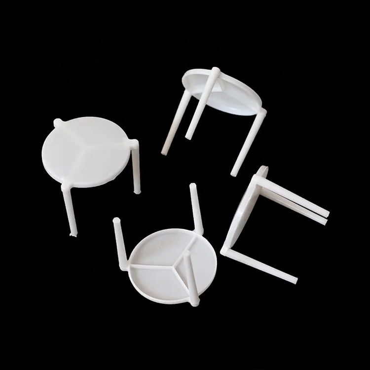 Белая пластиковая стойка для пиццы, одноразовая пластиковая стойка для пиццы