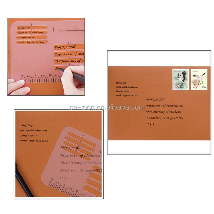 
Amazon Lettering and Envelope Addressing Guide 4 Stencil Templates-in-1, fits a Wide Range of Stationery and Envelopes 
