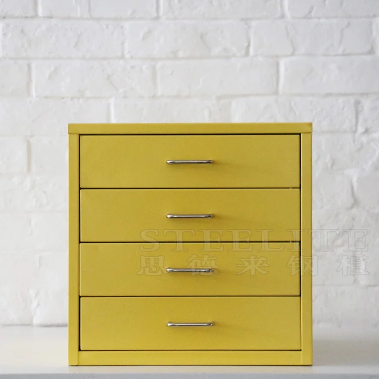 Hardware storage cabinet metal 2/3/4/ 5 drawers cabinet tabletop storage drawer