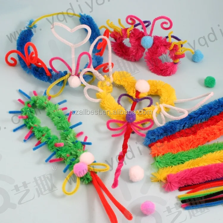 Cheap Pipe Cleaner Chenille Stems for DIY Toy Pipe Cleaner for Decoration