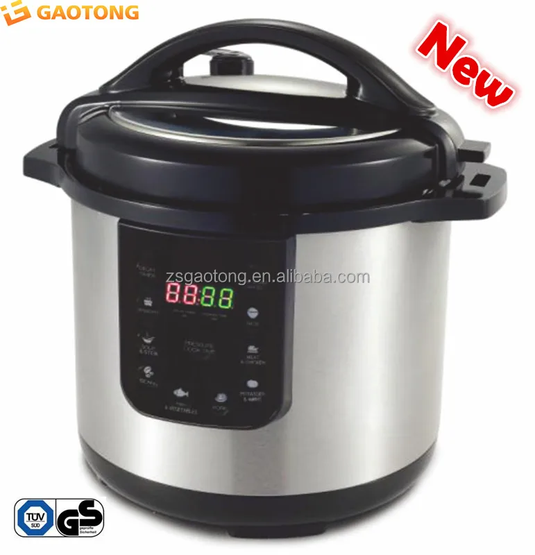 
GS certified 6L big handle multi-functional programmable digital Pressure Cooker 