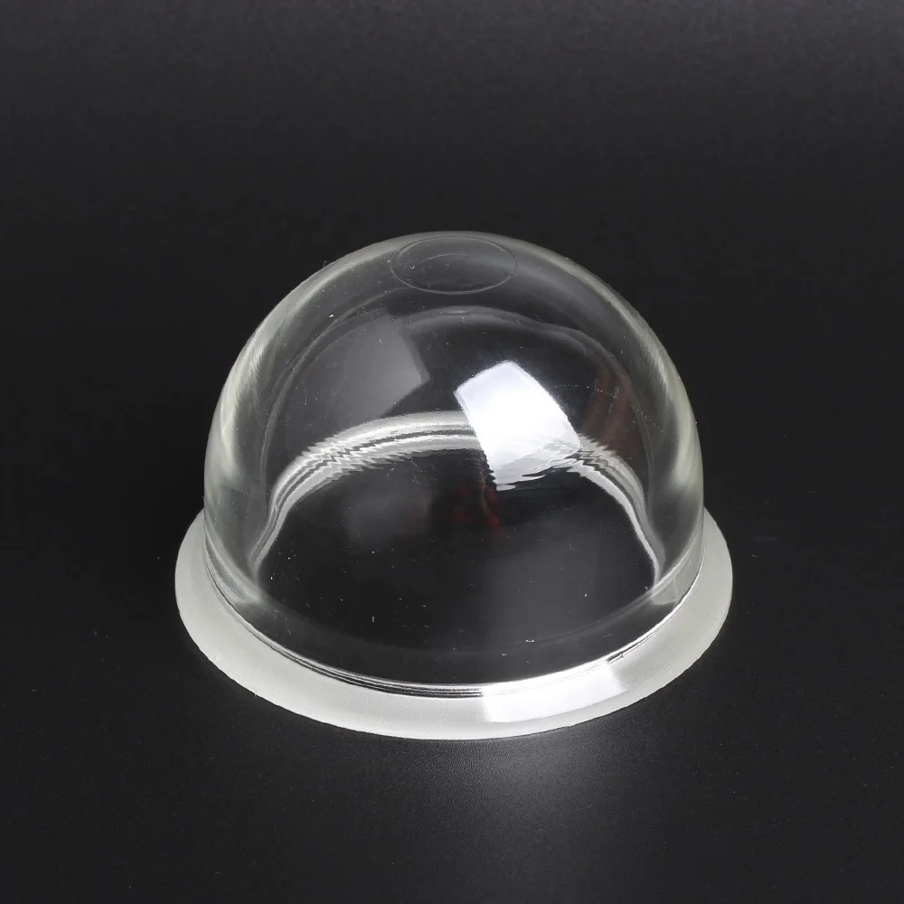 High quality pressed clear tempered glass lamp cover / Clear Explosion Proof  borosilicate half round glass lampshade
