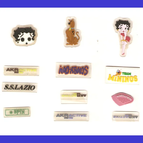 custom leather tags silver metal plate engraved logo leather tag