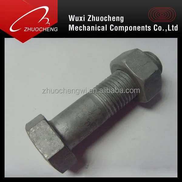 DIN933 DIN931 A2 A4 stainless steel hex head bolt and nut