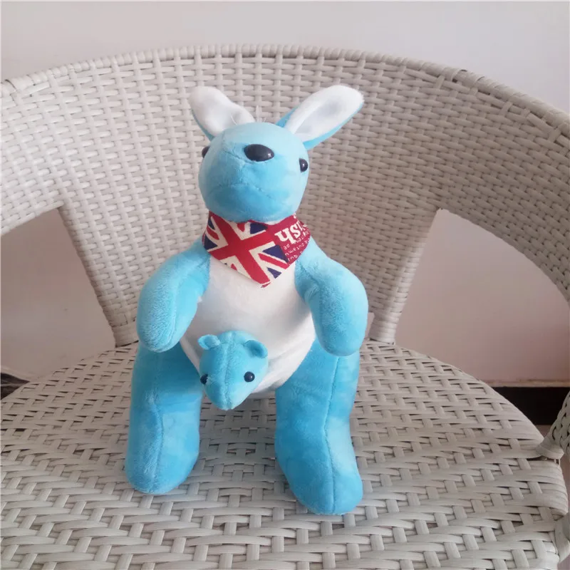 Wholesale Popular Cartoon Parent-child Kangaroo Pillow Plush Stuffed Toy