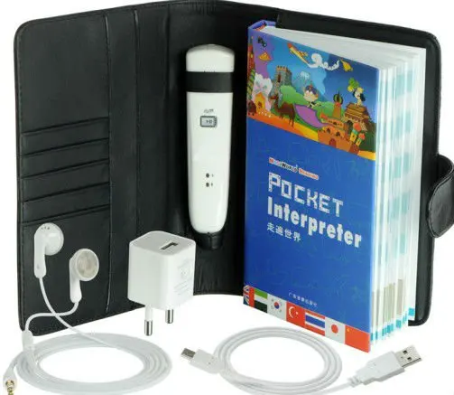 Многоязычный носить электронный словарь английского пера для путешествий по всему миру