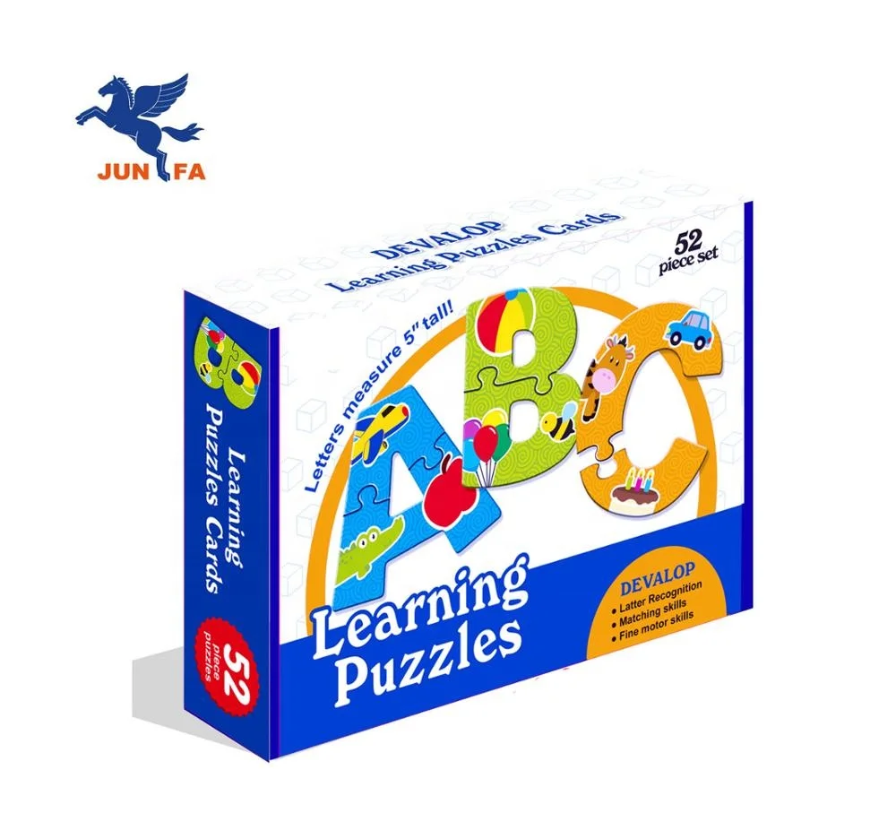 
learning puzzle cards English 