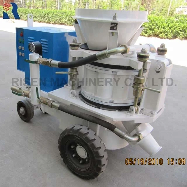 Excellent dry and damp mix mobile shotcrete machine - shotcreting machine for slope engineering