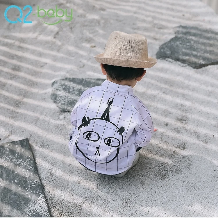 
Custom made 4 months baby blouse clothes cute appliques pattern summer baby blouse 1856 