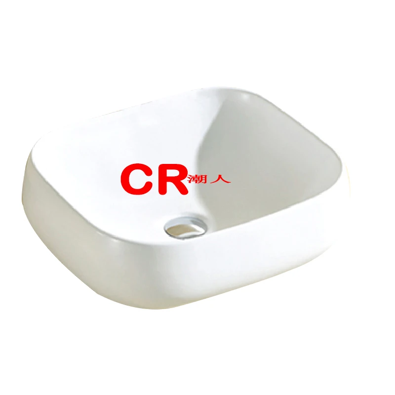 Круглая миска для мытья ванной комнаты, квадратная, качественная, для ванной, керамическая художественная раковина для мытья, раковина для ванной комнаты