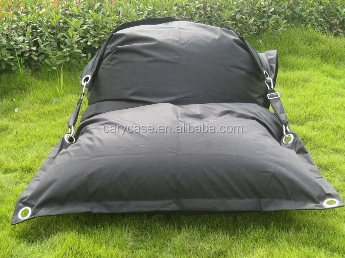 Flexible Comfortable adults bean bag chair with belts, SAFE outdoor beanbag furniture sofa seat