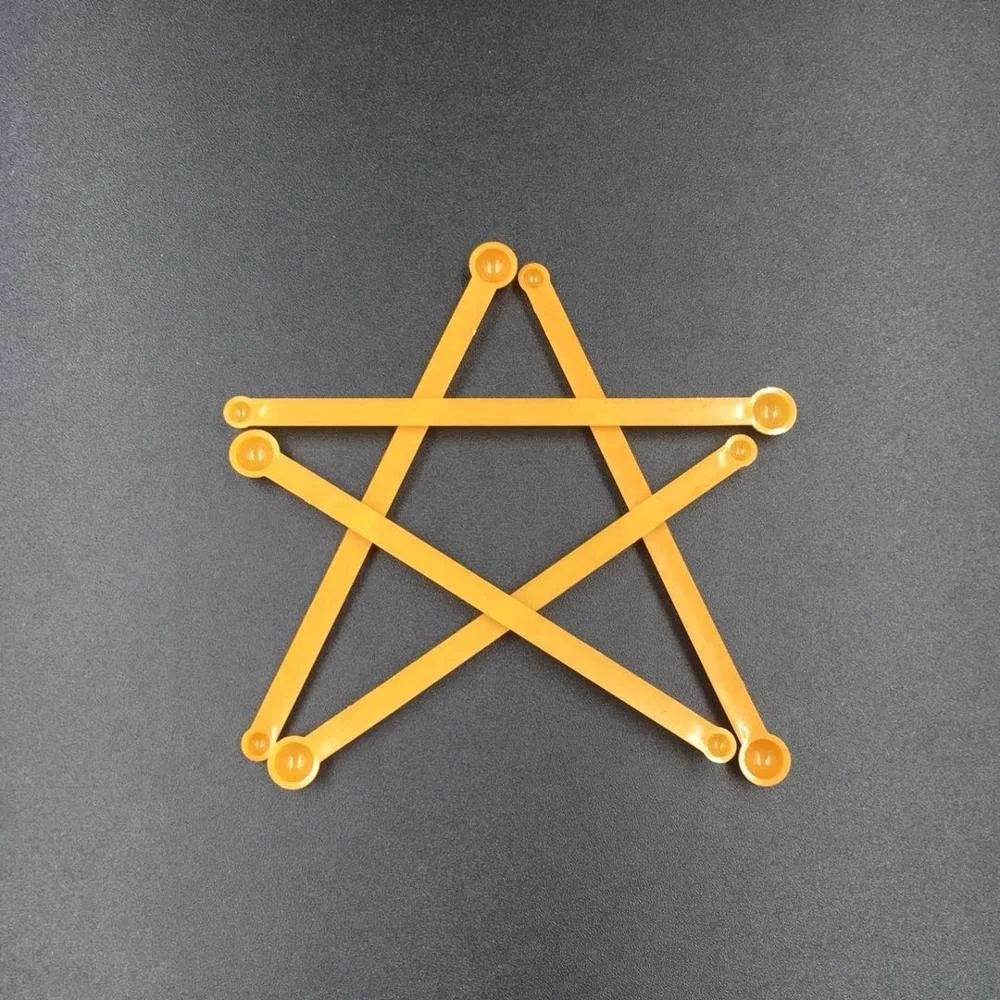 Anti Static plastic micro double side dosing scoop