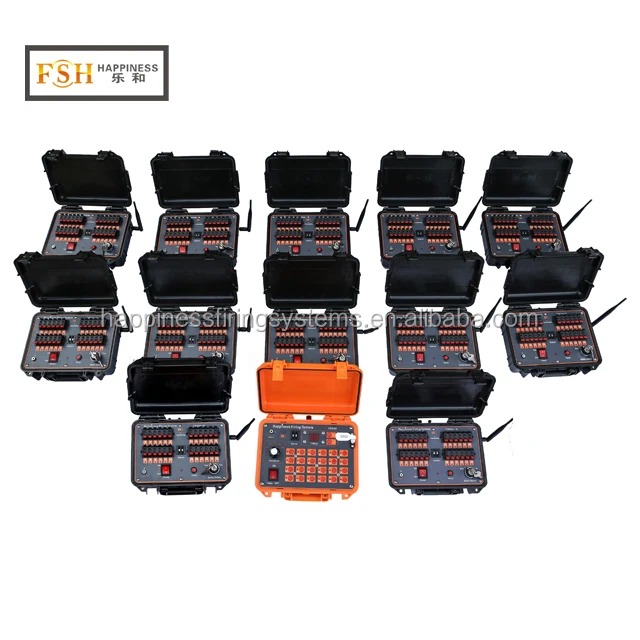 Liuyang Happiness high quality 288 channels wire control special effect fireworks firing system for fireworks display