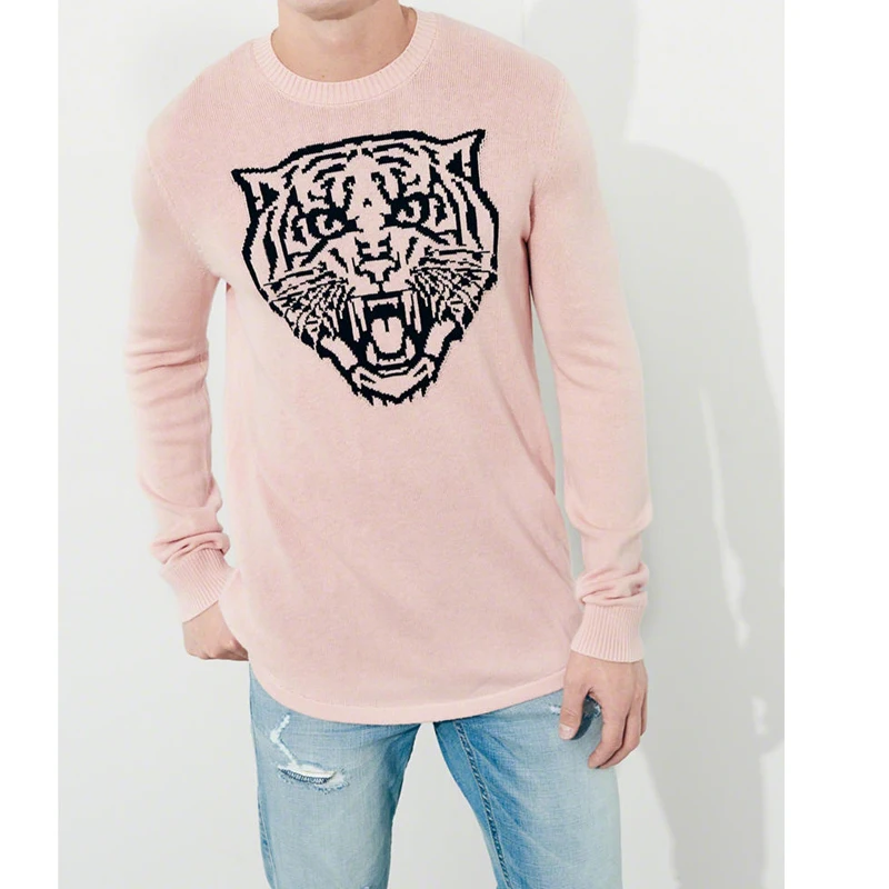 T Shirt With Tiger Pattern Famous Men T-Shirt Made By Clothing Manufacture