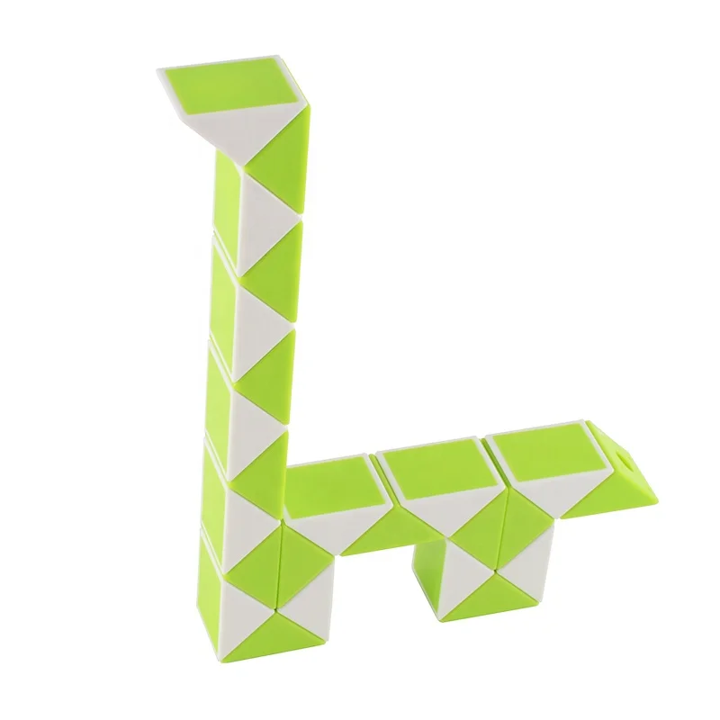 24 pcs 41.6x2.5x1.8cm intelligent puzzle toys snake cube for children
