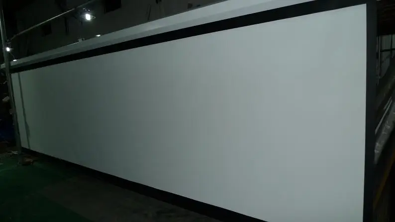 motorized screen projector wide projector screen big size