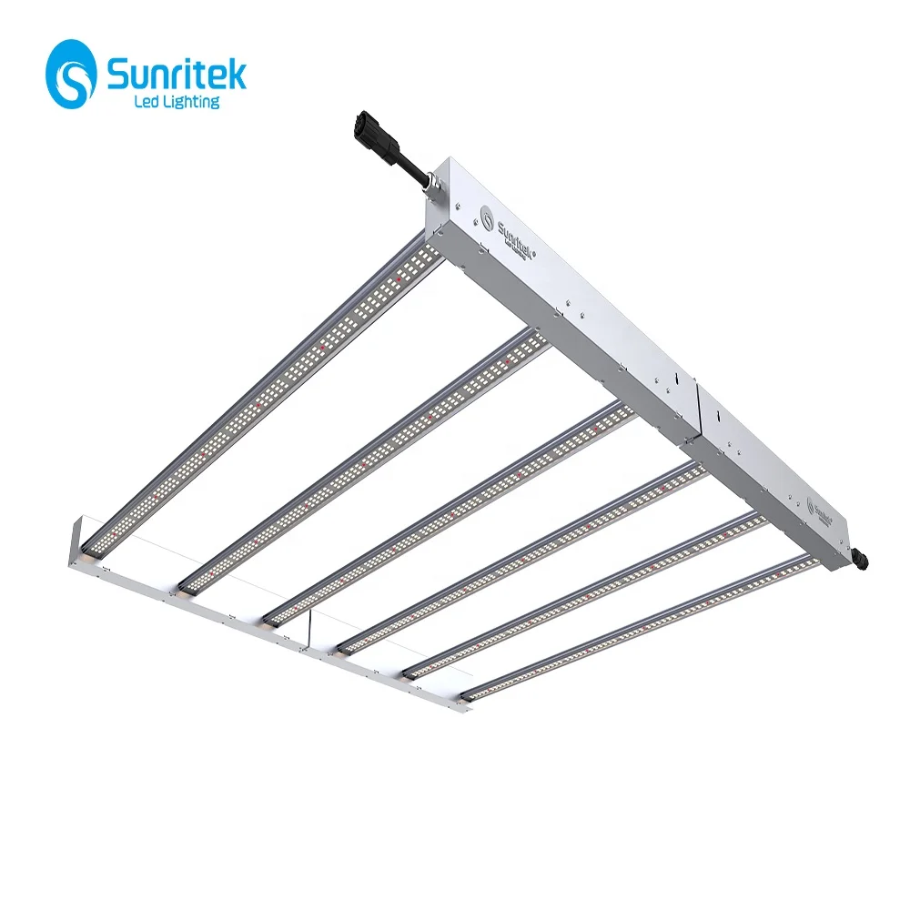 Sunritek MH6 480W led grow light 2.7/2.5umol/J efficacy LED Full spectrum grow led light for hydroponics farm