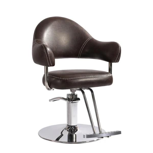 Factory Pu Leather Acrylic Styling Chair Hair Salon Chair for Barber Shop Hair Salon Furniture for Sale