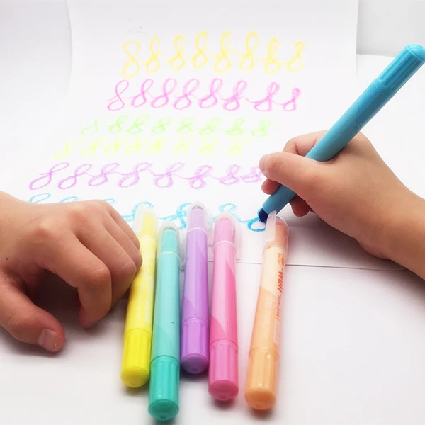 FUNWOOD GQC Factory Wholesale Fancy Quality Multi Color Crayons For Kids,Twist Kids Crayon,Vivid Color