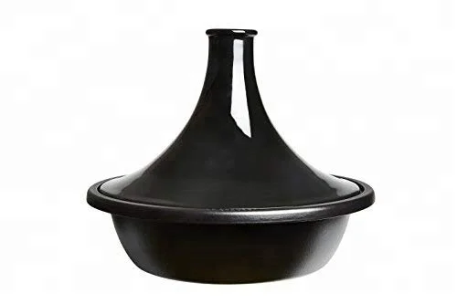 Cast Iron Cooking Tagine & Tajine Pot,Gradient Purple