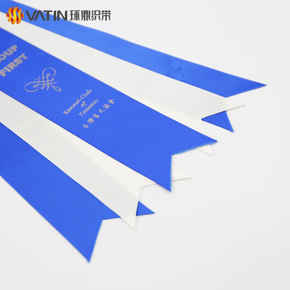 Wholesale Custom Logo Top Quality Sport Competitive Activity Award Ribbon Rosette