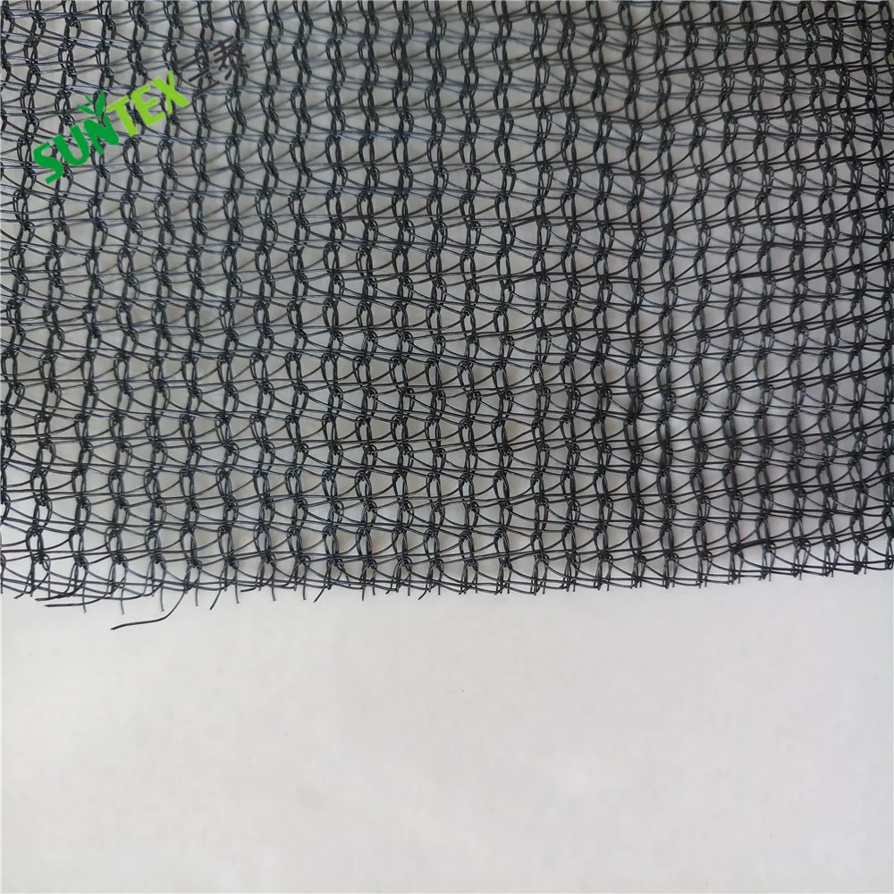 80% knitted mono polyethylene shade mesh plastic,  UV nlock black sun protective netting agricultural greenhouse outside cover