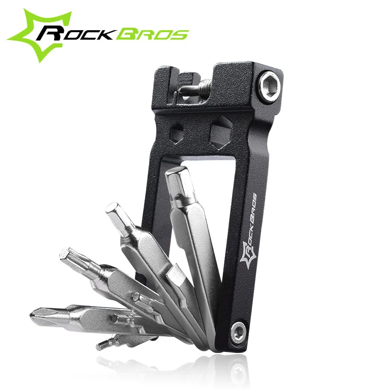 ROCKBROS 20 in 1Multifunctional Mountain Bike Repair Tool Alloy Steel Portable Bicycle Multi Tools Mini Bicycle Repair Tool Kit