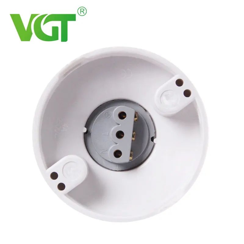 250V 4A Lighting European Standard Light Bulb Switch Socket