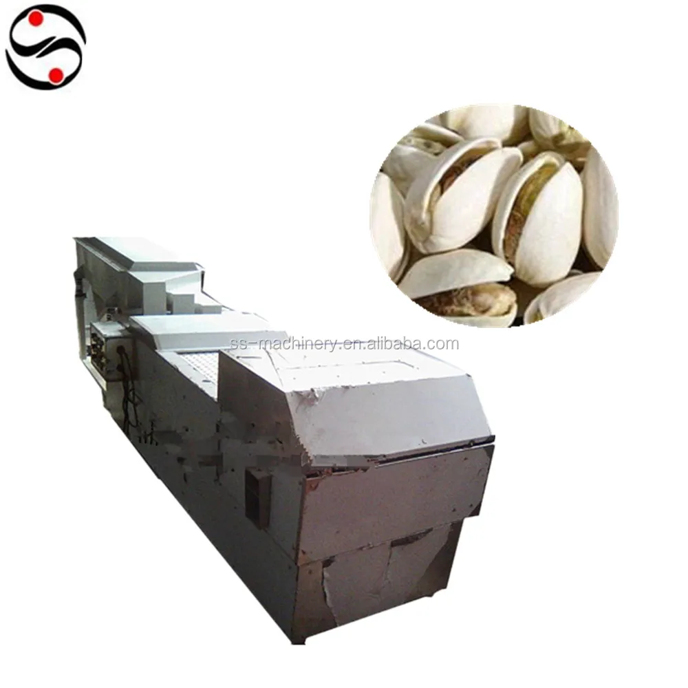 Commercial type pistachio nut cracking machine