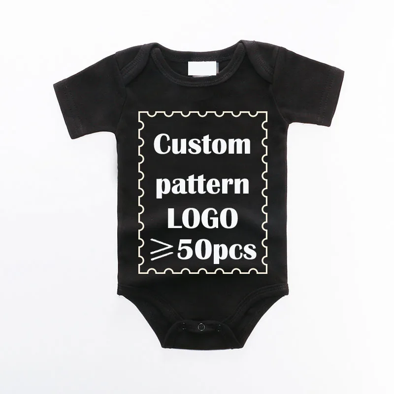 
Solid baby rompers custom bodysuits 100 cotton organic onesie wholesale romper print 