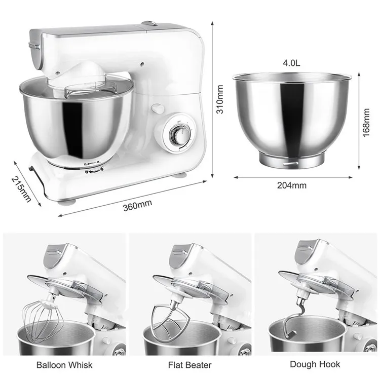 Mini Professional 1000W Electric Cooks Stand Mixer/dough mixer machine/electric roti maker