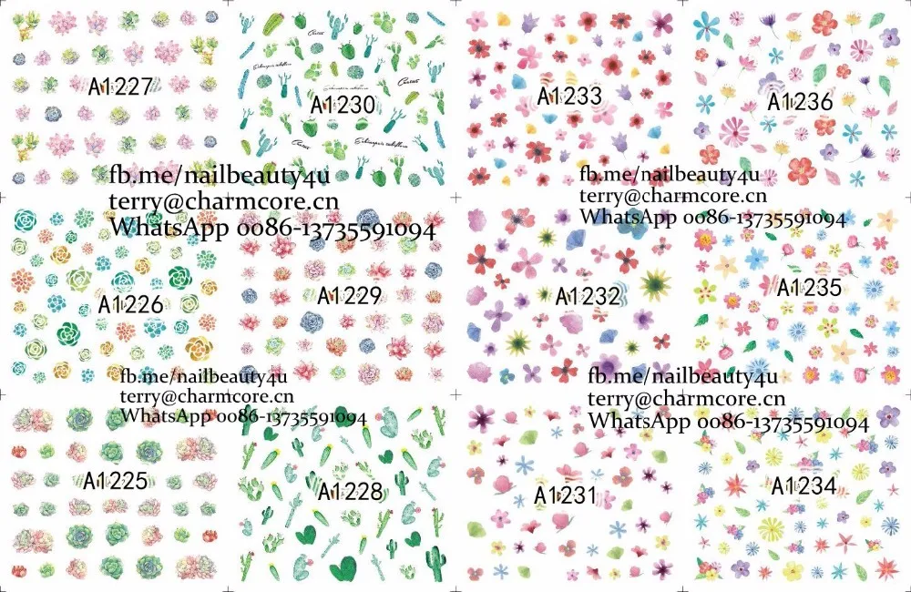 nail art design sticker decoration decals for nail beauty