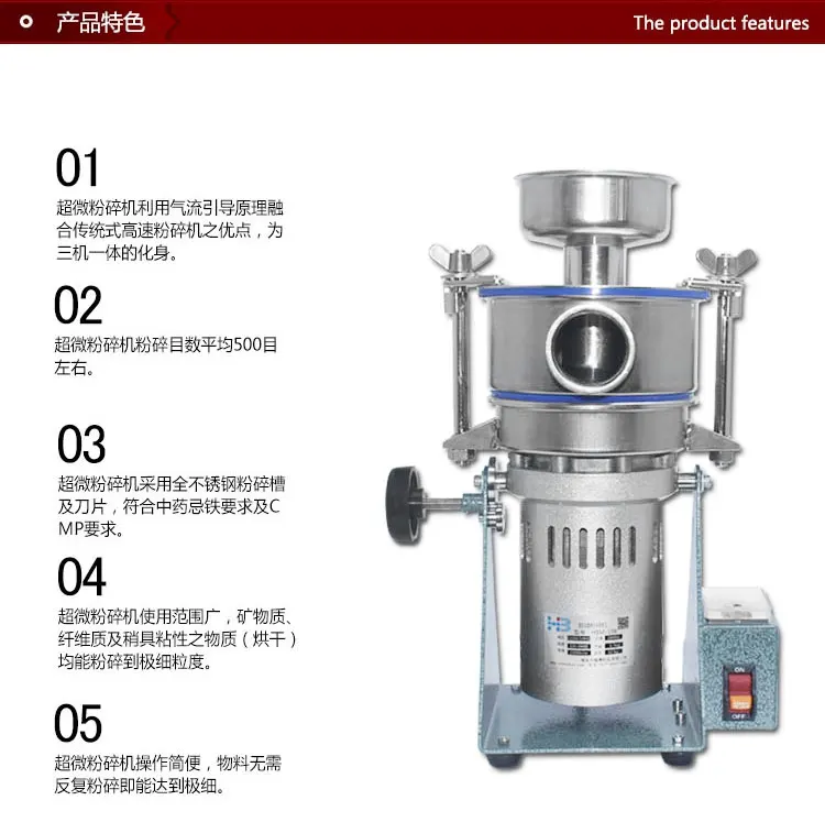 HBM-108 Stagewise Ultrafine grain and spice mill pulverizer SWING TYPE