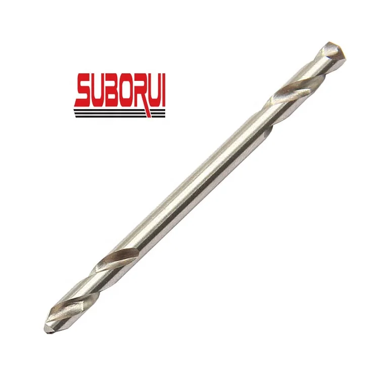 1/8 Inch Fully Ground Double-Ended HSS Bright Coating Twist Drill Bit For Metal Drilling