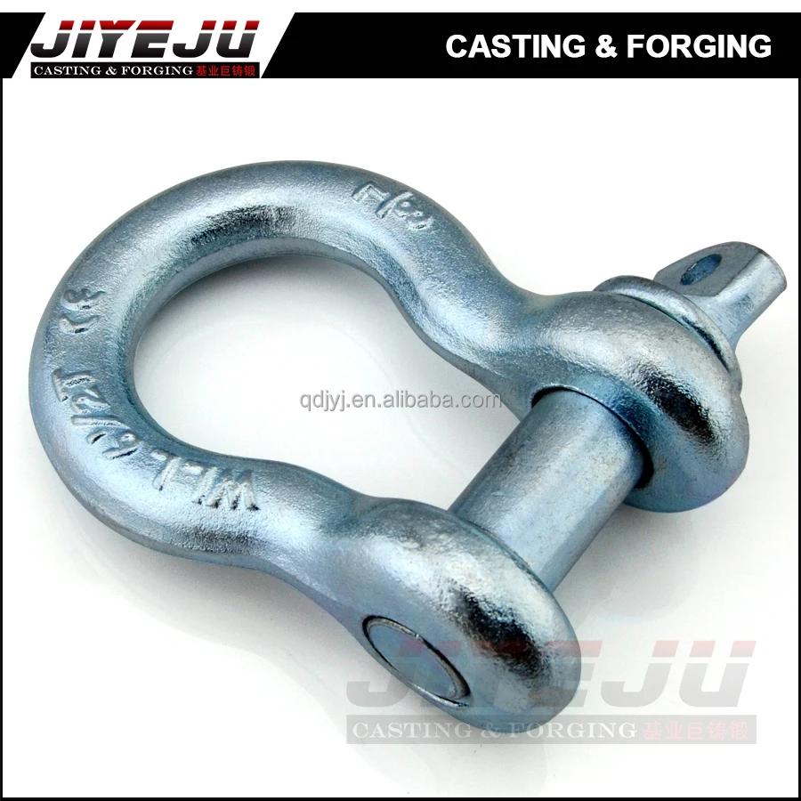 US type grillete high tensile steel galvanized drop forged grillete