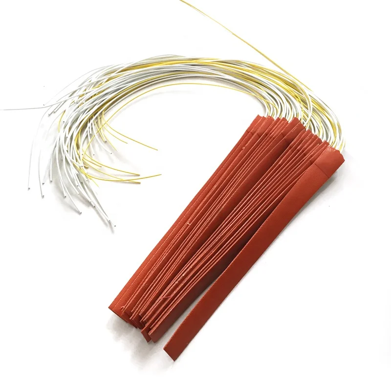 12V 24V DC power Mini Silicone rubber heating pads hot plates  with USB connectors