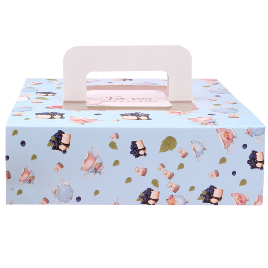 4-6 разделителей для яиц, Подарочная коробка, декоративный чизкейк, Луна, торт, кекс, бумажная коробка с ручкой, ящик, коробка