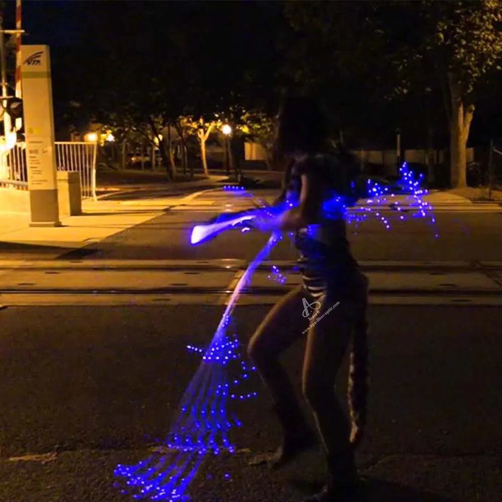 34 цвета ночной клуб сексуальный свет Светодиодная волоконно-оптическая танцевальная плетка