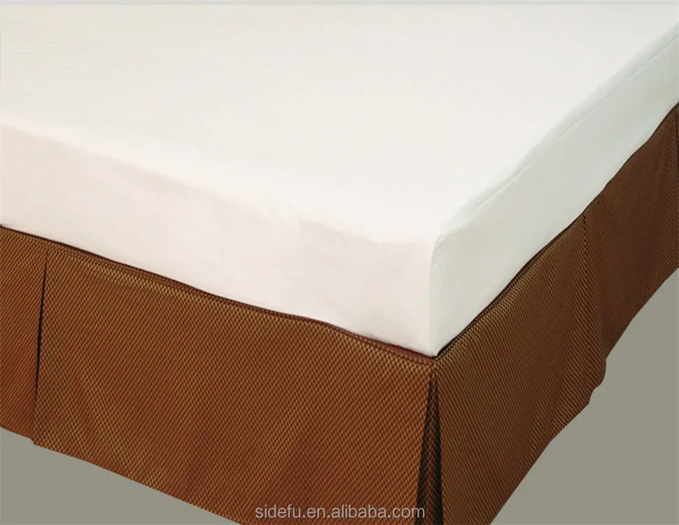 Luxury Decorative Ruffled Pleated Hotel Bed Skirt