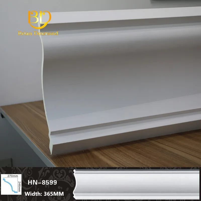 Foam Cornice Polyurethane Decoration Moulding PU foam moulding for home interior decoration