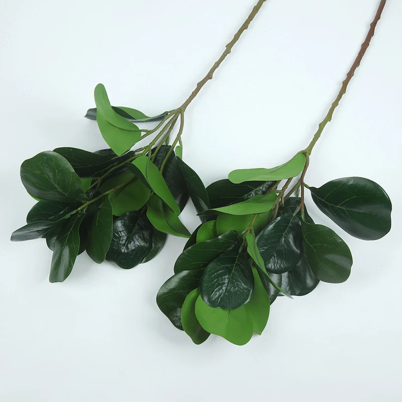 
Selling Single banyan durable artificial indoor decorative Simulation Leaf 