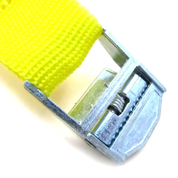 2pk Metal Cam Buckle Tie Down Strong Nylon Quick Lock Strap Luggage Cargo Lash Fasten Belt