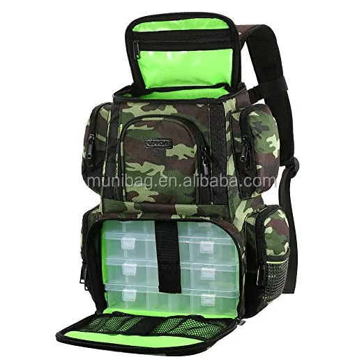 
Multifunctional Fishing Tackle Utility Bag Water-Resistant Fishing Bag 