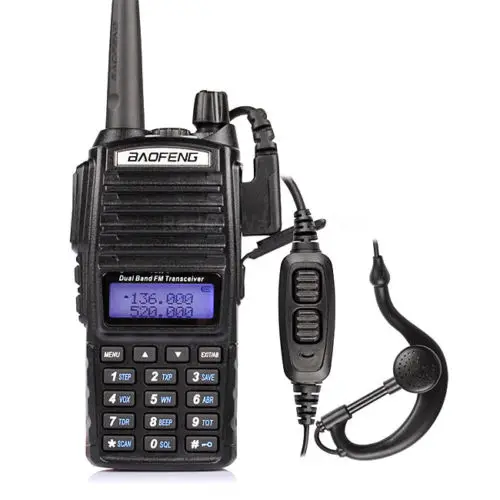  5-7 км лучший диапазон 8 Вт иди и болтай Walkie Talkie “иди boafeng UV82 W Vhf Uhf удобный радио дальний уоки-токи Baofeng