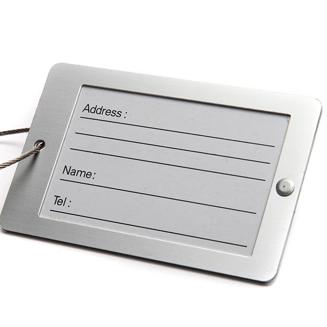 Promotional Baggage Tags Custom Logo Metal Luggage Tag