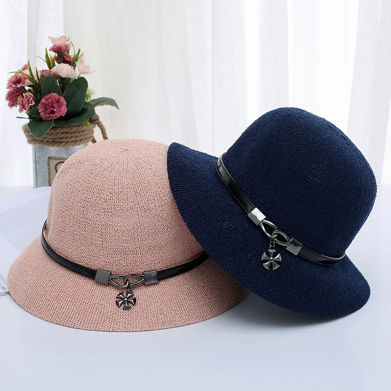 
Summer Straw Ribbon Design Beach Hat Women 