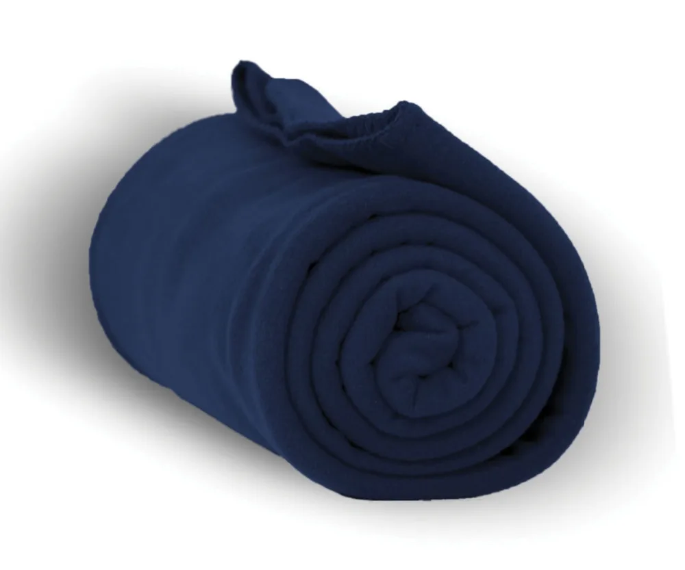 Super Soft 100% Polyester Adults Solid Knitted extra thick Factory Airline Promotional polar Fleece Blanket